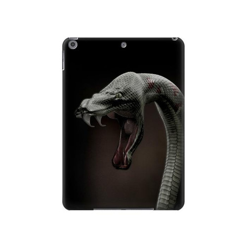 S1597 Black Mamba Snake Hard Case For iPad 10.2 (2021,2020,2019), iPad 9 8 7