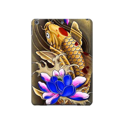 S1604 Carp Koi Fish Japanese Tattoo Hard Case For iPad 10.2 (2021,2020,2019), iPad 9 8 7