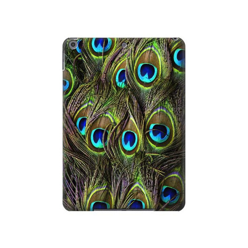 S1965 Peacock Feather Hard Case For iPad 10.2 (2021,2020,2019), iPad 9 8 7