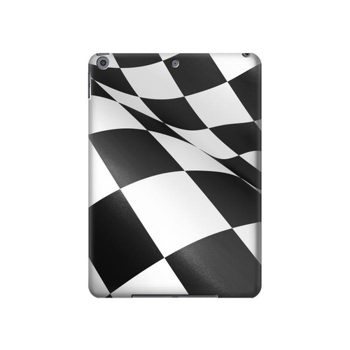 S2408 Checkered Winner Flag Hard Case For iPad 10.2 (2021,2020,2019), iPad 9 8 7