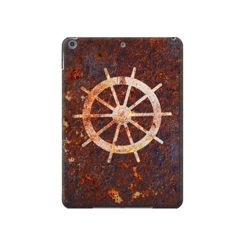S2766 Ship Wheel Rusty Texture Hard Case For iPad 10.2 (2021,2020,2019), iPad 9 8 7