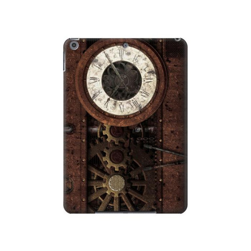 S3221 Steampunk Clock Gears Hard Case For iPad 10.2 (2021,2020,2019), iPad 9 8 7