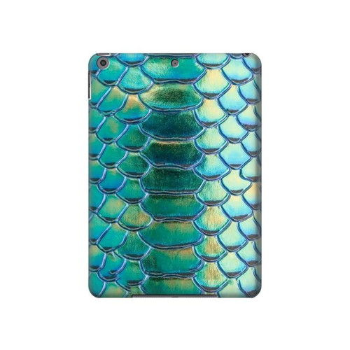 S3414 Green Snake Scale Graphic Print Hard Case For iPad 10.2 (2021,2020,2019), iPad 9 8 7