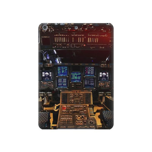 S3836 Airplane Cockpit Hard Case For iPad 10.2 (2021,2020,2019), iPad 9 8 7