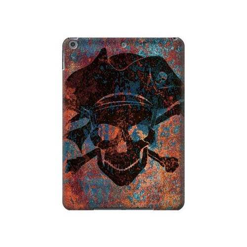 S3895 Pirate Skull Metal Hard Case For iPad 10.2 (2021,2020,2019), iPad 9 8 7