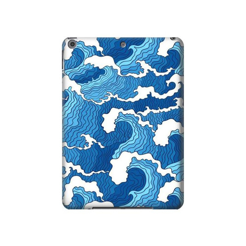 S3901 Aesthetic Storm Ocean Waves Hard Case For iPad 10.2 (2021,2020,2019), iPad 9 8 7