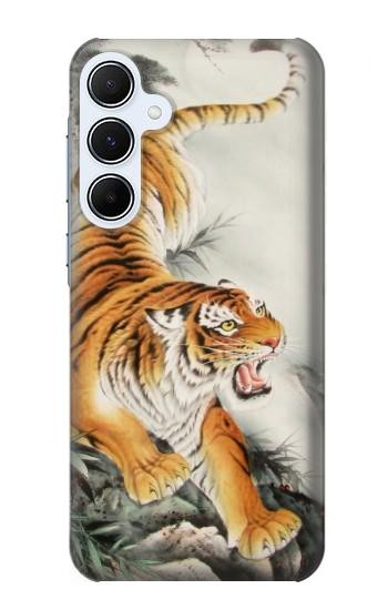 S2751 Chinese Tiger Brush Painting Case For Samsung Galaxy A55 5G
