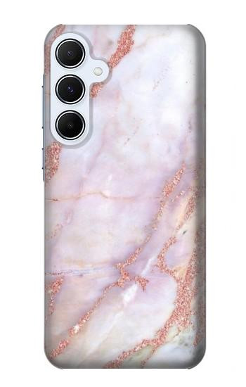 S3482 Soft Pink Marble Graphic Print Case For Samsung Galaxy A55 5G