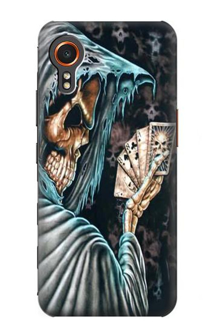 S0748 Grim Reaper Death Poker Case For Samsung Galaxy Xcover7