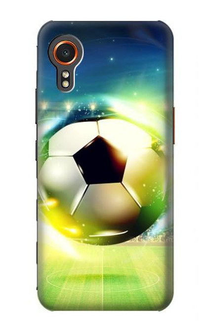 S3844 Glowing Football Soccer Ball Case For Samsung Galaxy Xcover7
