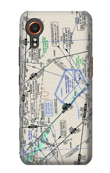 S3882 Flying Enroute Chart Case For Samsung Galaxy Xcover7