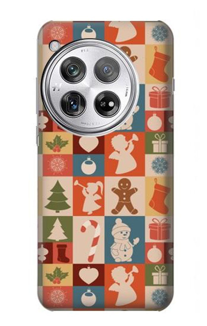 S2854 Cute Xmas Pattern Case For OnePlus 12