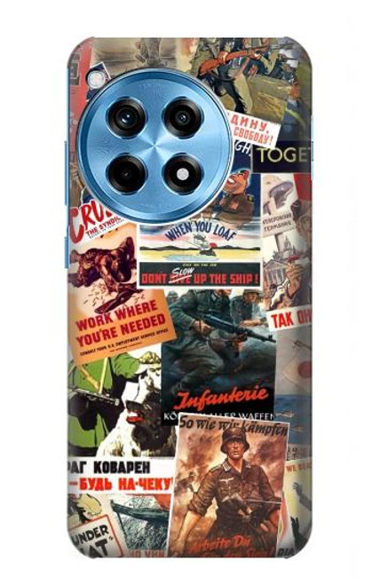 S3905 Vintage Army Poster Case For OnePlus 12R