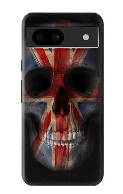 S3848 United Kingdom Flag Skull Case For Google Pixel 8a