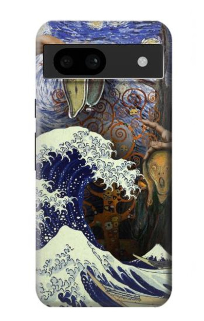 S3851 World of Art Van Gogh Hokusai Da Vinci Case For Google Pixel 8a
