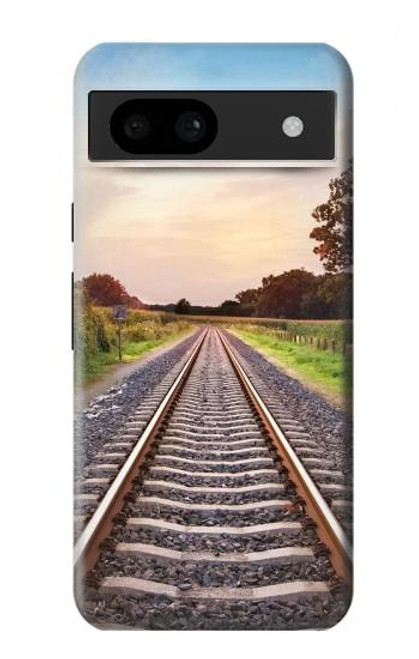 S3866 Railway Straight Train Track Case For Google Pixel 8a