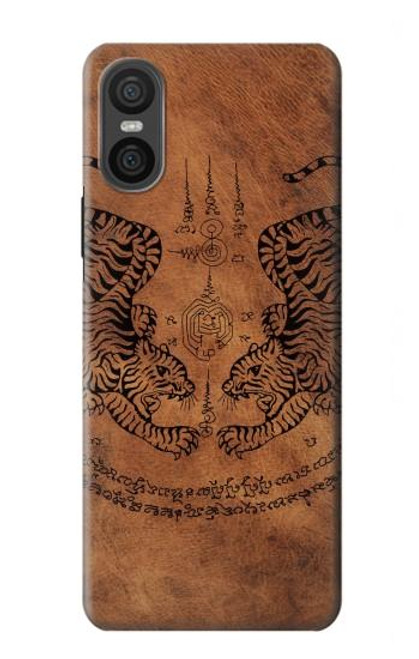 S3209 Sak Yant Twin Tiger Case For Sony Xperia 10 VI