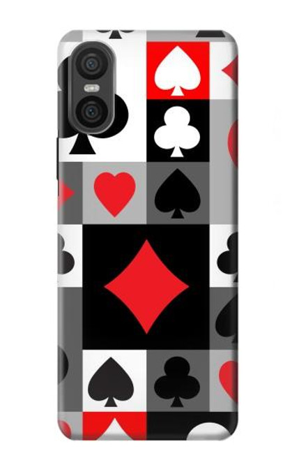 S3463 Poker Card Suit Case For Sony Xperia 10 VI