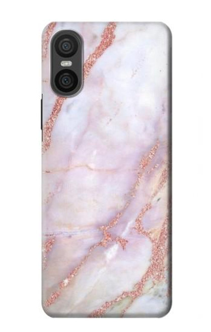 S3482 Soft Pink Marble Graphic Print Case For Sony Xperia 10 VI