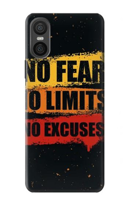 S3492 No Fear Limits Excuses Case For Sony Xperia 10 VI