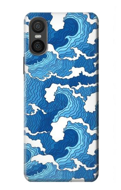 S3901 Aesthetic Storm Ocean Waves Case For Sony Xperia 10 VI