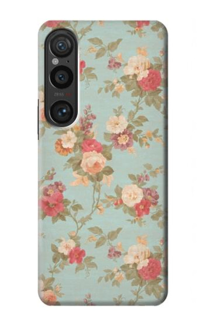 S3910 Vintage Rose Case For Sony Xperia 1 VI