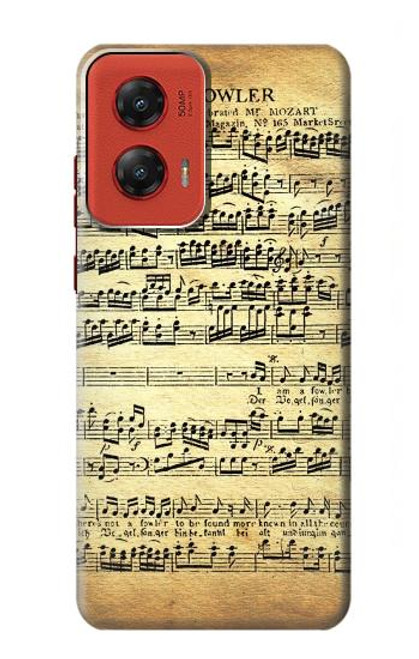 S2667 The Fowler Mozart Music Sheet Case For Motorola Moto G Stylus 5G (2024)