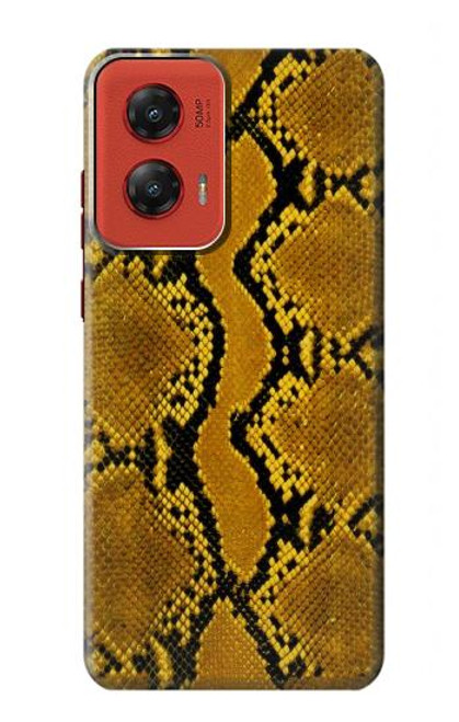 S3365 Yellow Python Skin Graphic Print Case For Motorola Moto G Stylus 5G (2024)