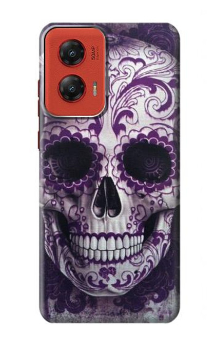 S3582 Purple Sugar Skull Case For Motorola Moto G Stylus 5G (2024)