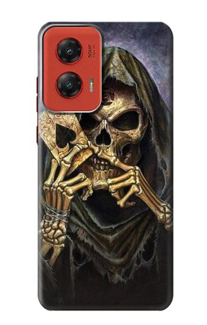 S3594 Grim Reaper Wins Poker Case For Motorola Moto G Stylus 5G (2024)