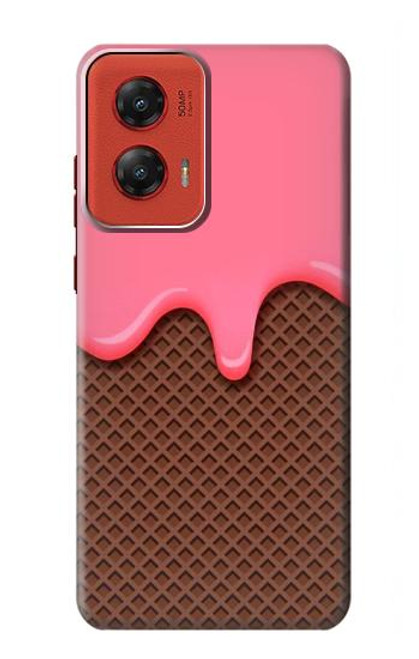 S3754 Strawberry Ice Cream Cone Case For Motorola Moto G Stylus 5G (2024)