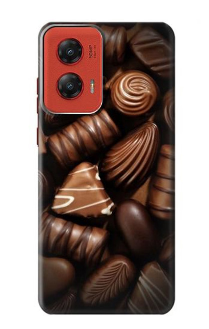 S3840 Dark Chocolate Milk Chocolate Lovers Case For Motorola Moto G Stylus 5G (2024)