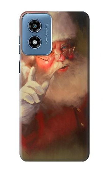 S1144 Xmas Santa Claus Case For Motorola Moto G Play 4G (2024)