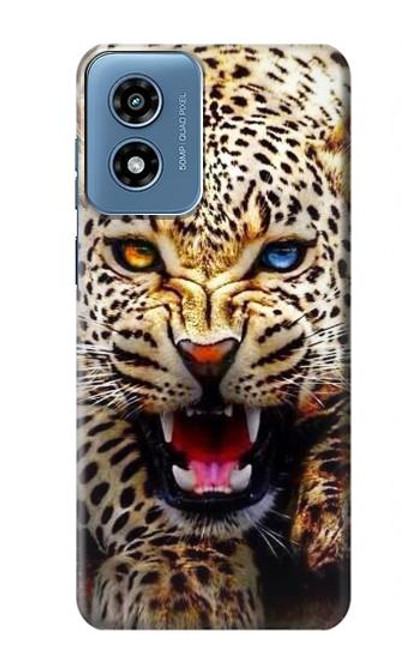 S1932 Blue Eyed Leopard Case For Motorola Moto G Play 4G (2024)
