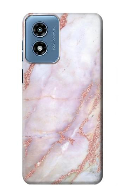 S3482 Soft Pink Marble Graphic Print Case For Motorola Moto G Play 4G (2024)