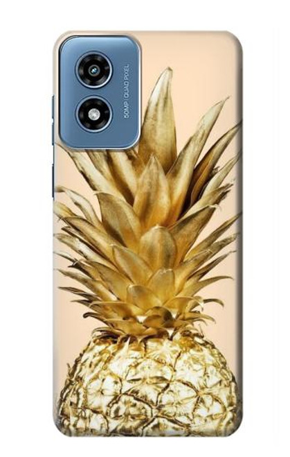 S3490 Gold Pineapple Case For Motorola Moto G Play 4G (2024)