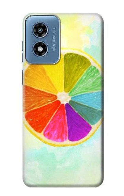 S3493 Colorful Lemon Case For Motorola Moto G Play 4G (2024)