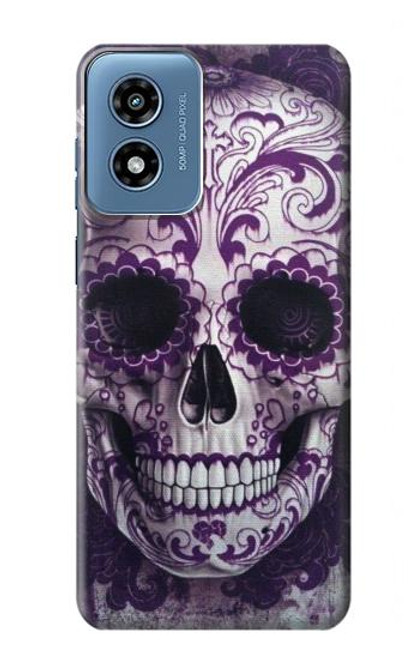 S3582 Purple Sugar Skull Case For Motorola Moto G Play 4G (2024)