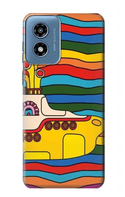 S3599 Hippie Submarine Case For Motorola Moto G Play 4G (2024)