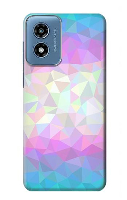 S3747 Trans Flag Polygon Case For Motorola Moto G Play 4G (2024)