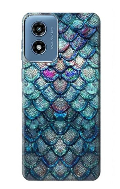 S3809 Mermaid Fish Scale Case For Motorola Moto G Play 4G (2024)