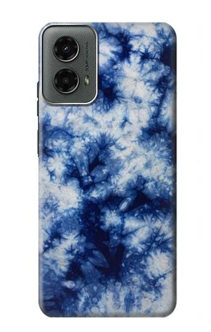 S3439 Fabric Indigo Tie Dye Case For Motorola Moto G 5G (2024)