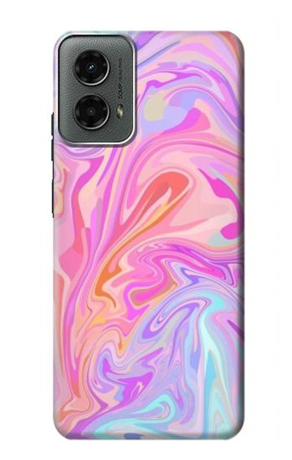 S3444 Digital Art Colorful Liquid Case For Motorola Moto G 5G (2024)