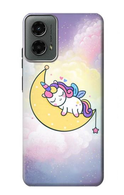 S3485 Cute Unicorn Sleep Case For Motorola Moto G 5G (2024)