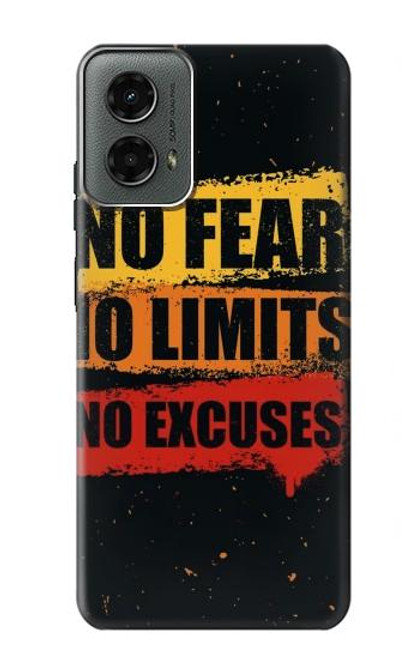 S3492 No Fear Limits Excuses Case For Motorola Moto G 5G (2024)