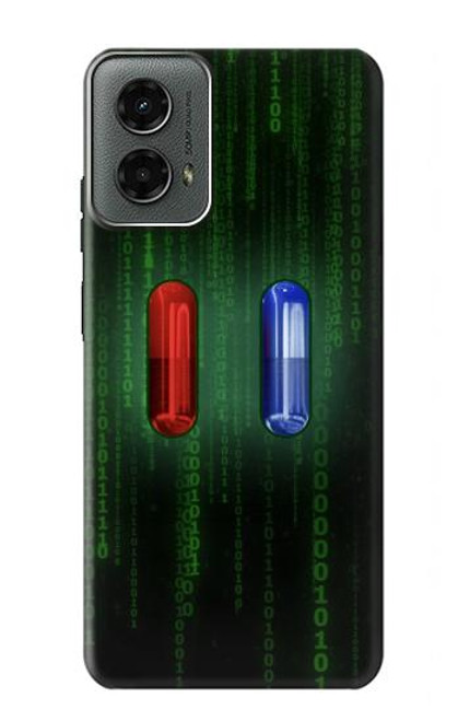 S3816 Red Pill Blue Pill Capsule Case For Motorola Moto G 5G (2024)