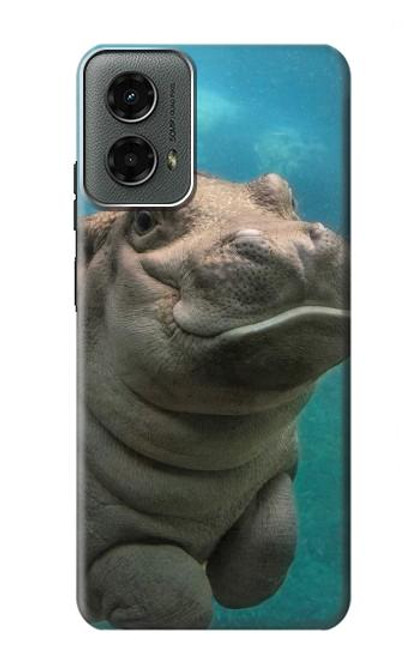 S3871 Cute Baby Hippo Hippopotamus Case For Motorola Moto G 5G (2024)