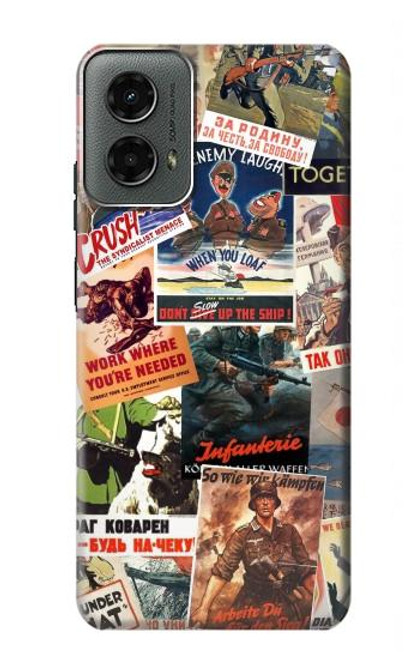 S3905 Vintage Army Poster Case For Motorola Moto G 5G (2024)