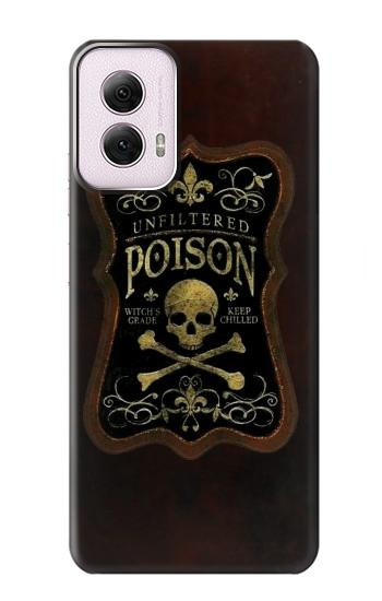 S2649 Unfiltered Poison Vintage Glass Bottle Case For Motorola Moto G Power 5G (2024)