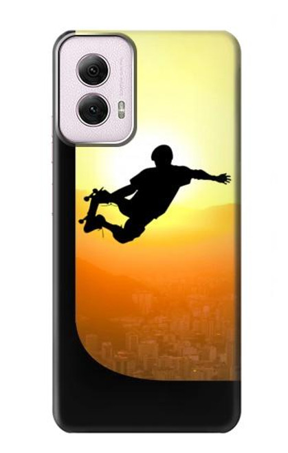 S2676 Extreme Skateboard Sunset Case For Motorola Moto G Power 5G (2024)
